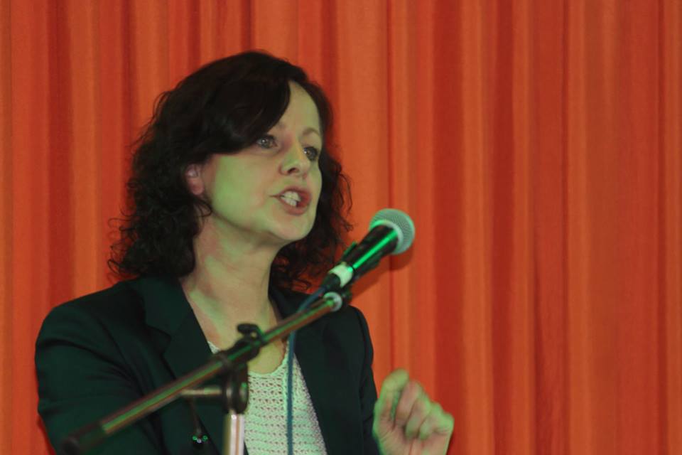 Landesvorsitzende Sigi Hagl bei ihrer Ansprache