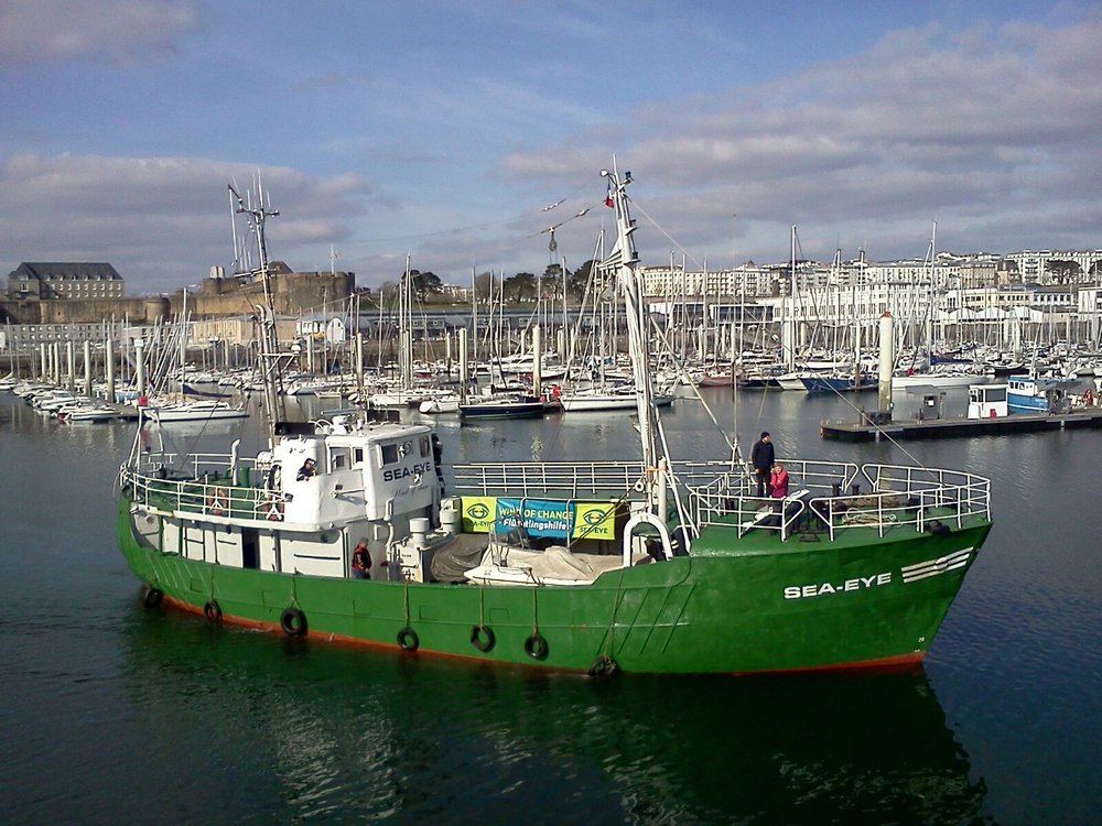 Sea-Eye im Hafen von Brest