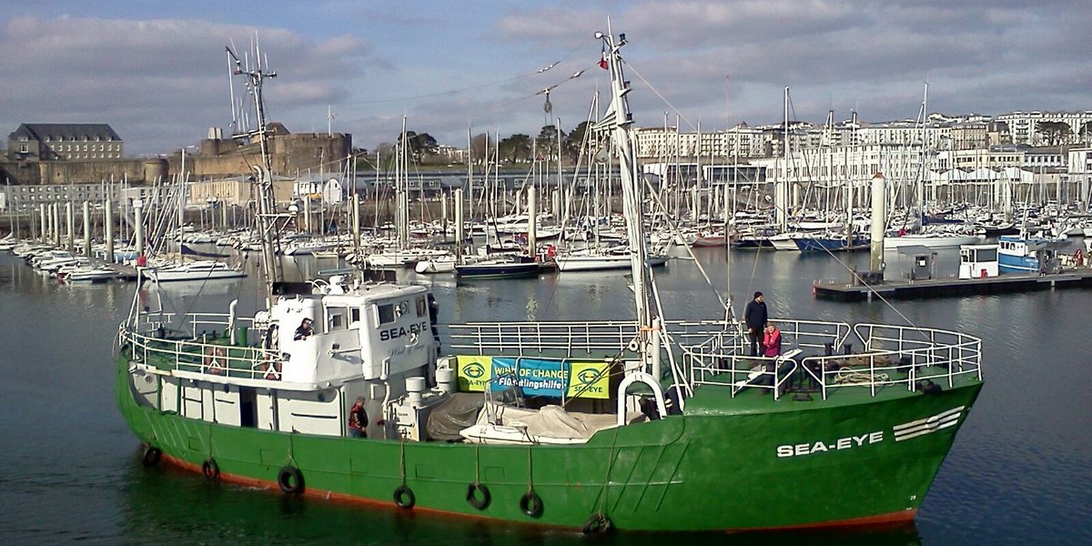 Sea-Eye im Hafen von Brest