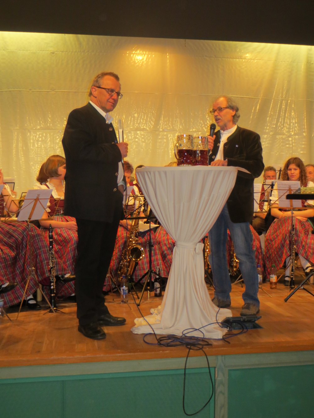 Ulli Leiner und Thomas Gehring bei ihrem Dialog